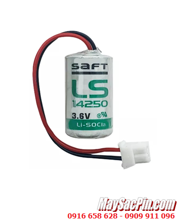 Saft LS14250 (Zắc PLC); Pin nuôi nguồn Saft LS14250 lithium 3.6v 1/2AA 1200mAh _Xuất xứ Pháp